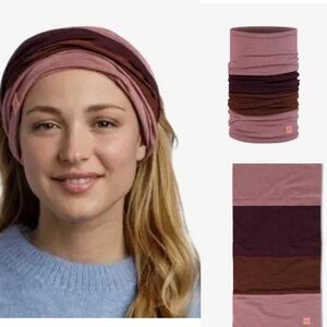 Buff Solid Sienna Merino Move Multifunctional Neck Wear Headband